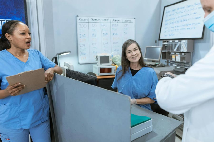 Medical Team Collaborating